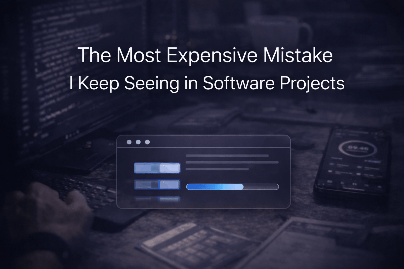 The Most Expensive Mistake I Keep Seeing in Software Projects