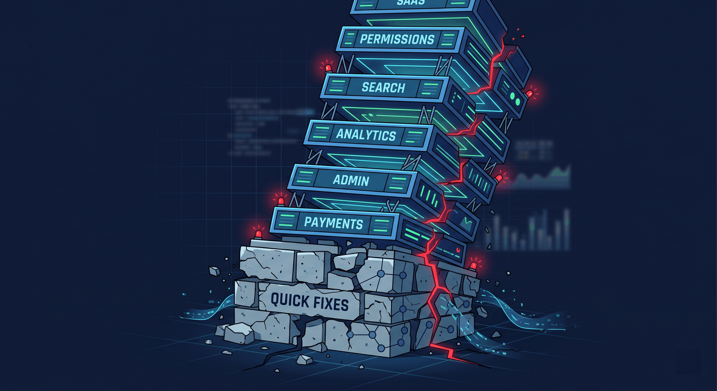 Quick and dirty code does not fail when the demo works. It fails when the product grows.