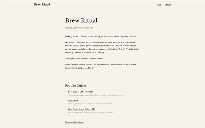 Brew Ritual preview