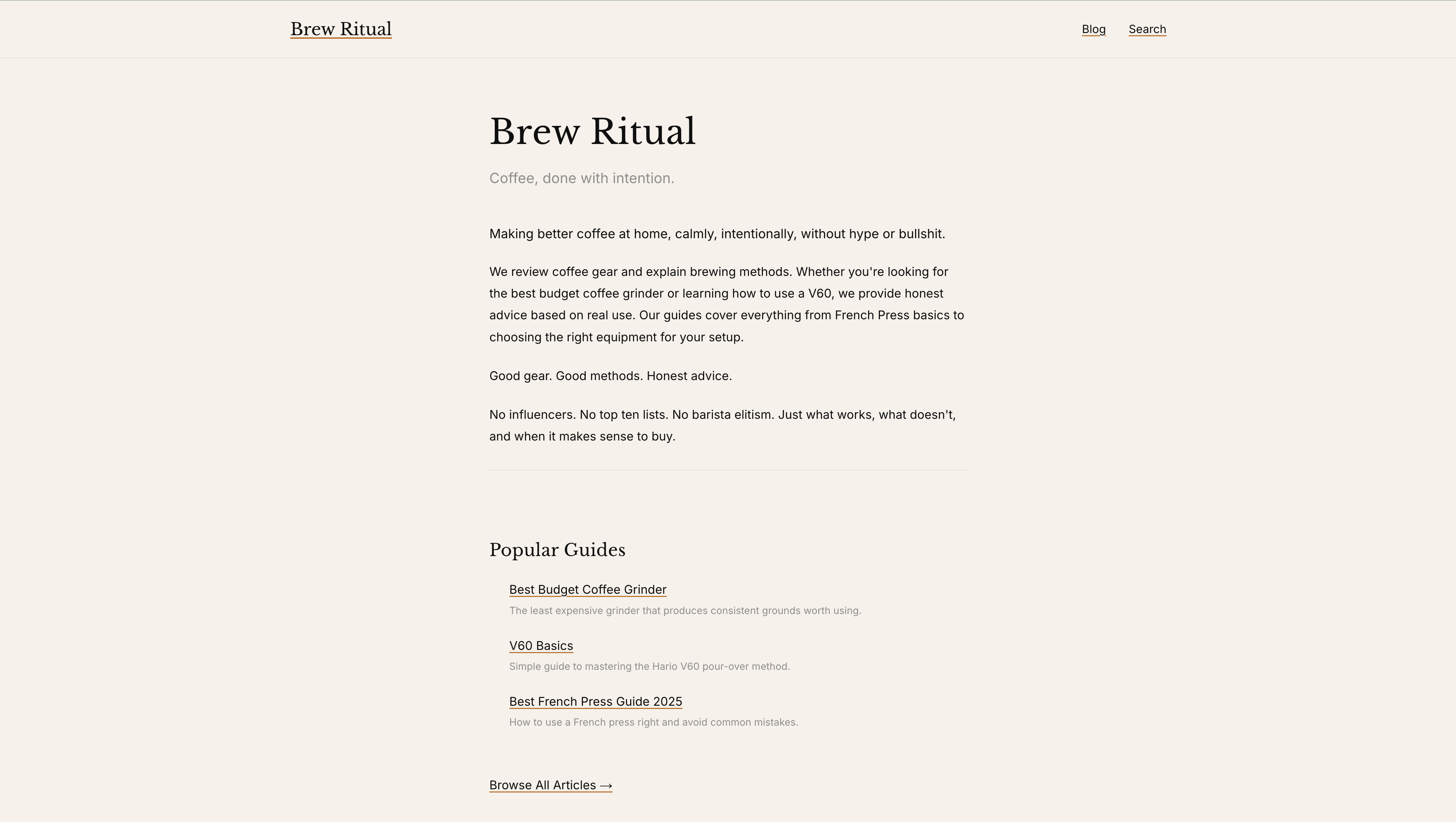 Brew Ritual